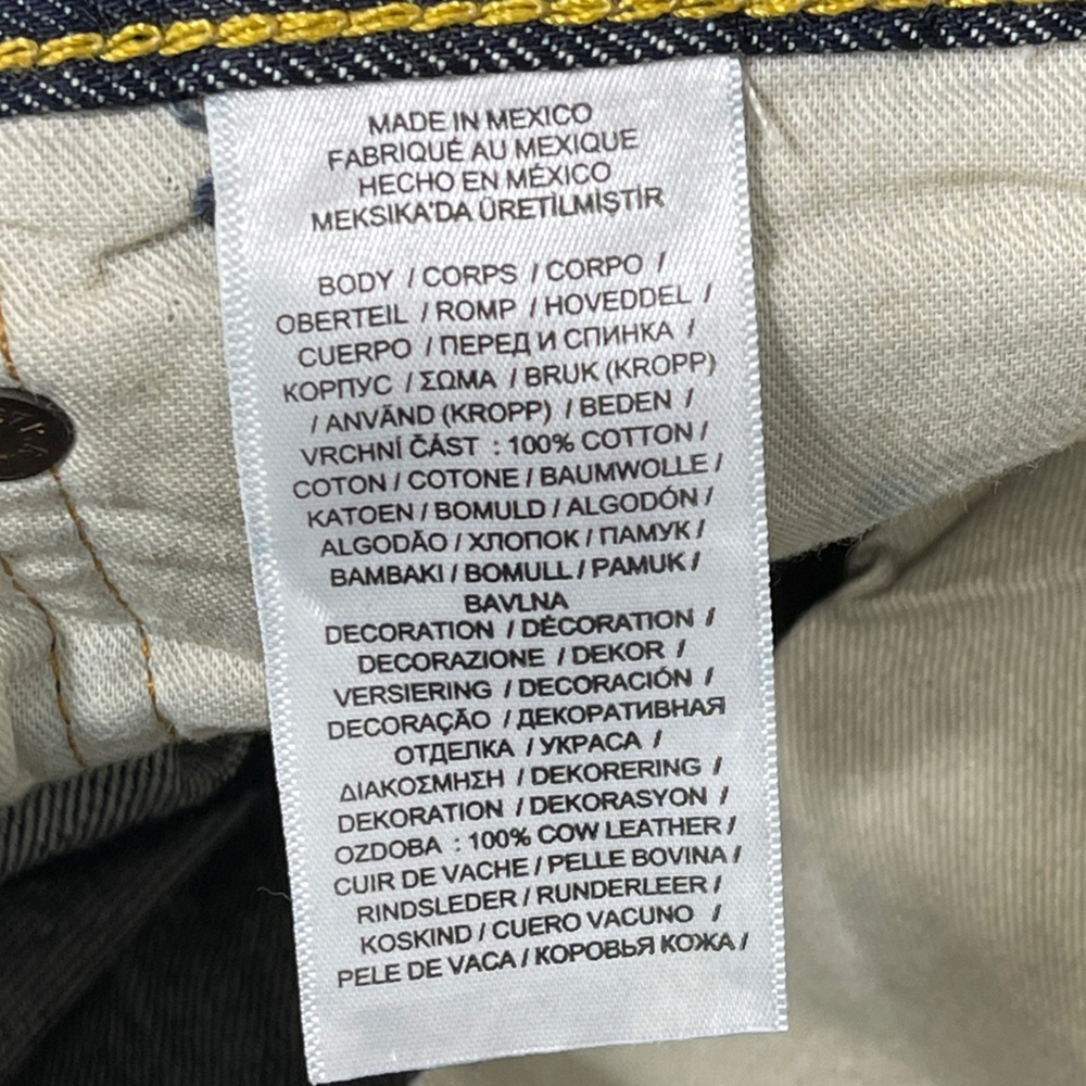 Polo Ralph Lauren Varick Slim Straight Jeans Light Weight Morris 38X34 Cotton - Picture 13 of 13